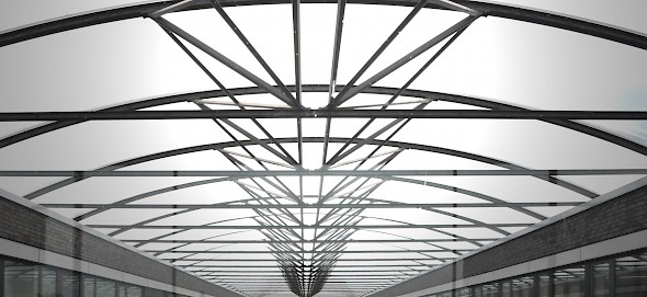 ETFE Dach Magistrale Berufskolleg Mitte